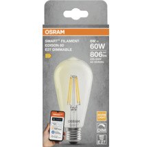 Osram Smart+ Filament Edison 60 E27 dimbar glödlampa i förpackning