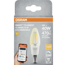 Osram Smart Filament Classic B 40 E14 dimbar LED-lampa