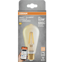 Osram Smart+ Filament Edison 53 E27 dimbar lampa