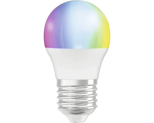 LED-lampa med E27-sockel och färgbyte