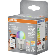 Osram Smart+ Classic P 40 E27 Multicolor LED-lampa i förpackning