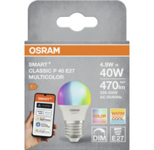 Osram Smart Plus Classic P 40 E27 flerfärgad lampa