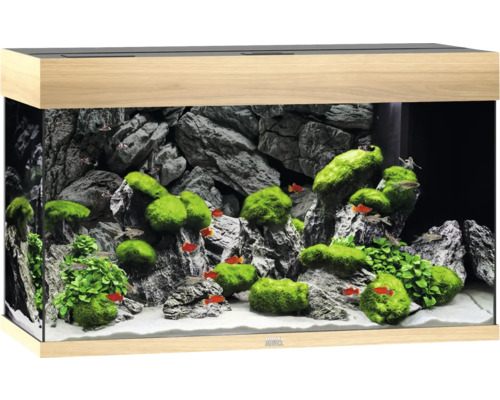 Akvarium JUWEL Rio 180 LED ljust trä