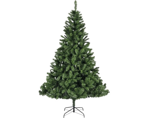 Konstgjord julgran på ett stativ