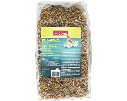 Mr. Corn Torkad mjölmask, 500 grams förpackning