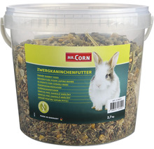 Dvärghinkaninfoder i hink från Mr. Corn, 2,7 kg