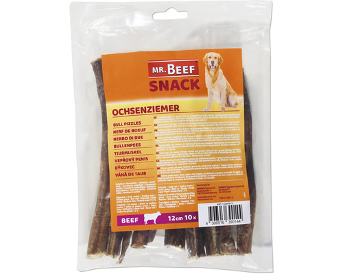 Hundgodis MR. BEEF tjurmuskel ca 12cm 10st