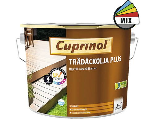 Trädäckolja CUPRINOL Plus Bc 4,65L Trädäckolja CUPRINOL Plus Bc 4,65L