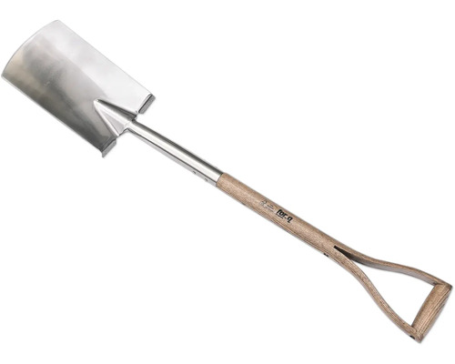 Spat med trähandtag och stålblad