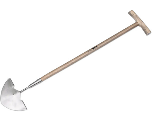 Gräskantstickare med T-handtag och träskaft