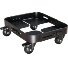 Rullbräda av metall med fyra hjul