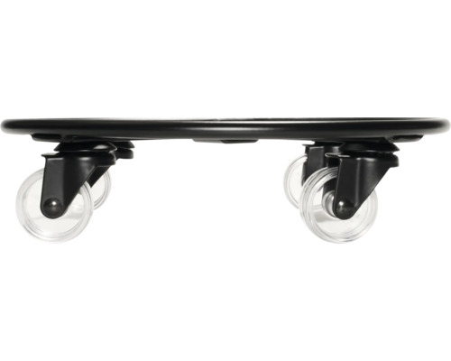 Växtrullvagn med transparenta hjul