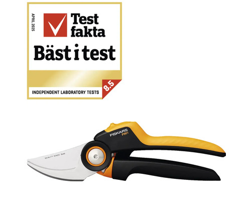Fiskars P961 grensax med Testfakta Bäst i test sigill Fiskars P961 grensax med Testfakta Bäst i test sigill