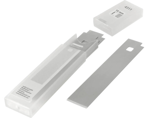 Wolfcraft trapetsblad 18 millimeter i plastbehållare