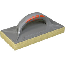 Svampbräda med handtag för byggnadsarbeten