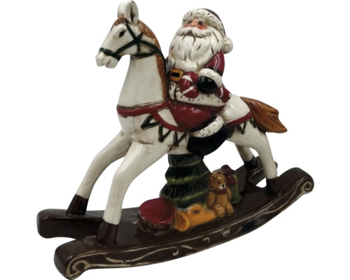 Jultomte på gungande hästdekoration