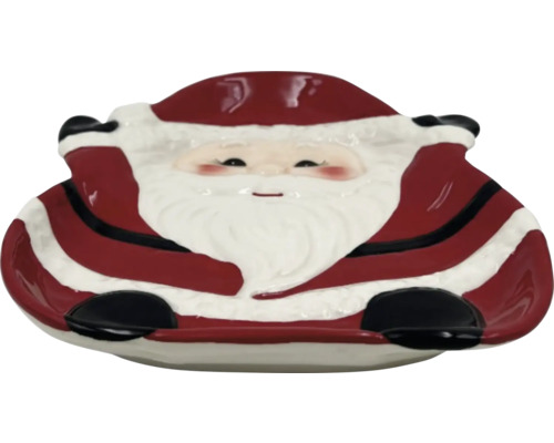 Jultallrik med jultomtemotiv för juldekoration