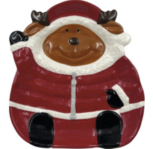 Dekorativ renskål i form av jultomte