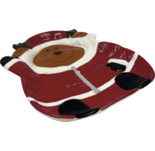 Dekorativ renskål för jul