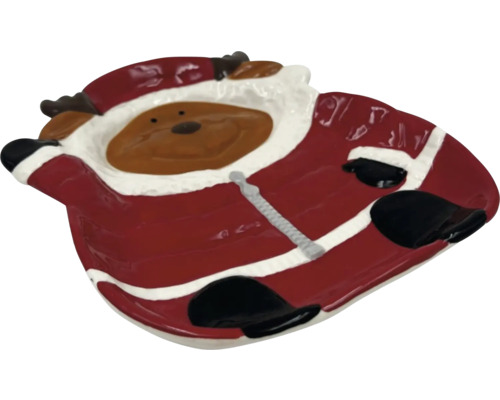 Dekorativ renskål för jul