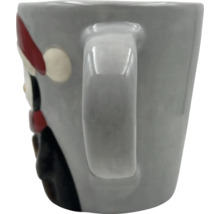 Keramisk mugg med handtag och dekor