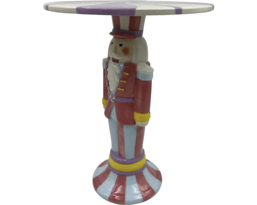 Dekorativt sidobord med nötknäppare-design