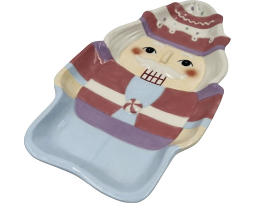 Dekorativ nötknäckarskål för festliga dekorationer