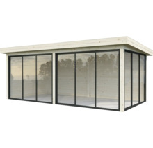 Paviljong PALMAKO Lenna Slide 16,6m² set 402 588x300cm obehandlad