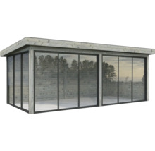 Paviljong PALMAKO Lenna Slide 16,6m² set 402 588x300cm doppimpregnerad grå