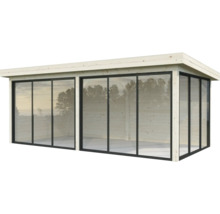 Paviljong PALMAKO Lenna Slide+ 16,6m² set 702 588x300cm doppimpregnerad