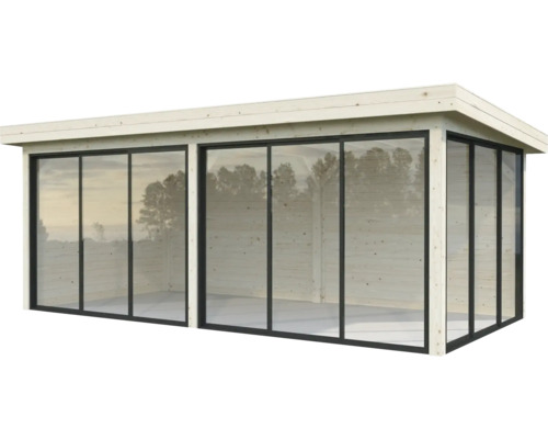 Paviljong PALMAKO Lenna Slide+ 16,6m² set 702 588x300cm doppimpregnerad