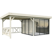 Paviljong PALMAKO Lenna Slide 16,6m² set 404 588x300cm obehandlad