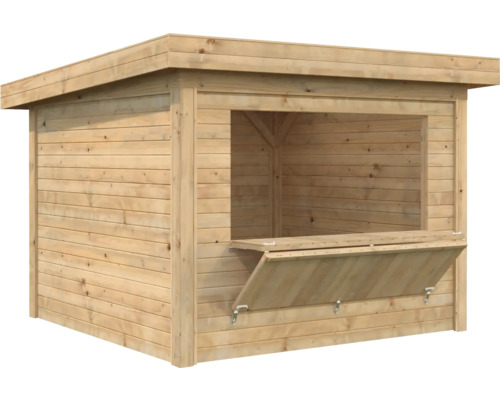 Paviljong PALMAKO Lenna 8,3 m² set 304 doppimpregnerad brun