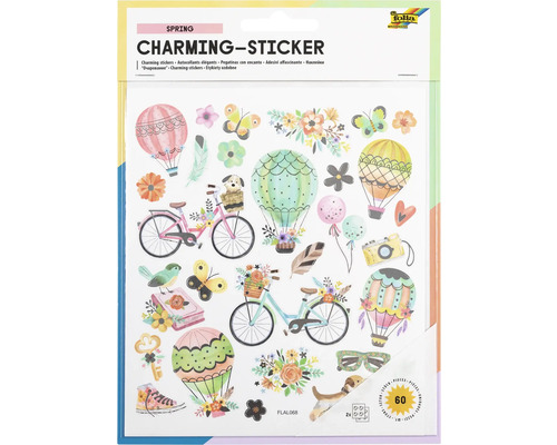 Vårdekaler med cyklar, luftballonger, blommor och djur