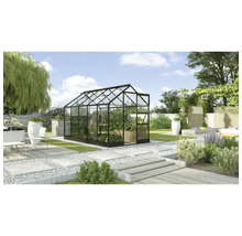 Växthus VITAVIA Apollo 6200 323x195cm 6,2m² svart
