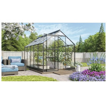 Växthus VITAVIA Apollo 6200 323x195cm 6,2m² svart
