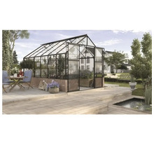 Växthus VITAVIA Cassandra 9900 385x257cm 9,9m² svart