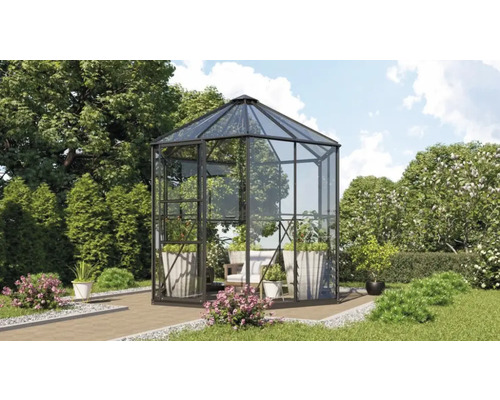 Växthus VITAVIA Hera 4500 253x253cm 4,5m² svart