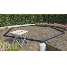 Växthus VITAVIA Hera 9000 383x383cm 9m² svart