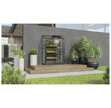 Växthus VITAVIA Ida 900 131x69cm 0,9m² svart