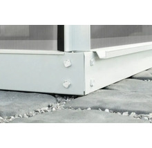 Växthus VITAVIA Ida 3300 255x132cm 3,3m² aluminium