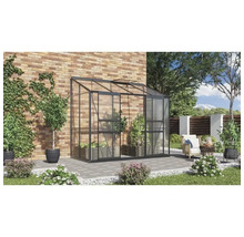 Växthus VITAVIA Ida 3300 255x132cm 3,3m² svart
