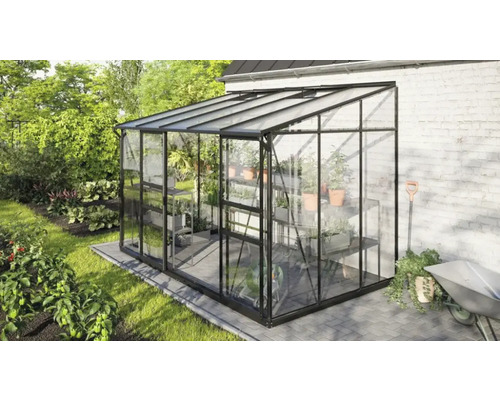 Växthus VITAVIA Ida 6500 3mm delat glas/6mm polykarbonattak324x201cm 6,5m² svart Växthus VITAVIA Ida 6500 3mm delat glas/6mm polykarbonattak324x201cm 6,5m² svart