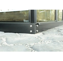 Växthus VITAVIA Mars 9900 383x257cm 9,9m² svart
