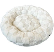 Rund, mjuk djurbädd för husdjur