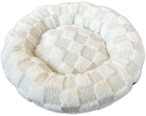 Rund, mjuk djurbädd för husdjur