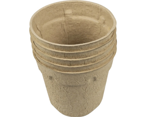 Odlingskrukor FLORASELF papp Ø11,5 cm 5st Stapel torvkrukor för trädgårdsarbete