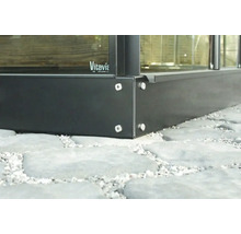 Växthus VITAVIA Venus 6200 321x195cm 6,2m² svart