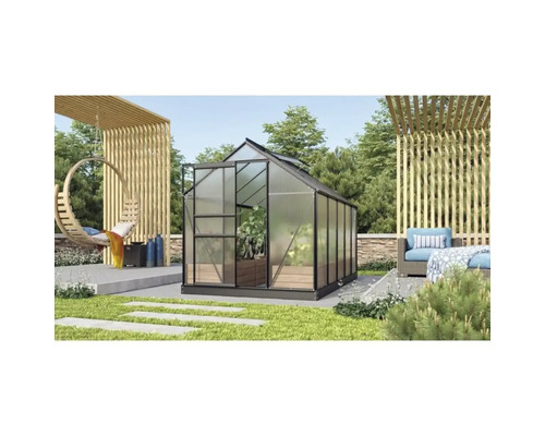 Växthus VITAVIA Venus 6200 321x195cm 6,2m² svart