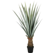 Konstgjord yucca palm i kruka för inredning